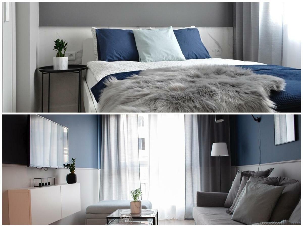 Navyblue Apartment Cracow Free Parking Tv Krakow Ngoại thất bức ảnh